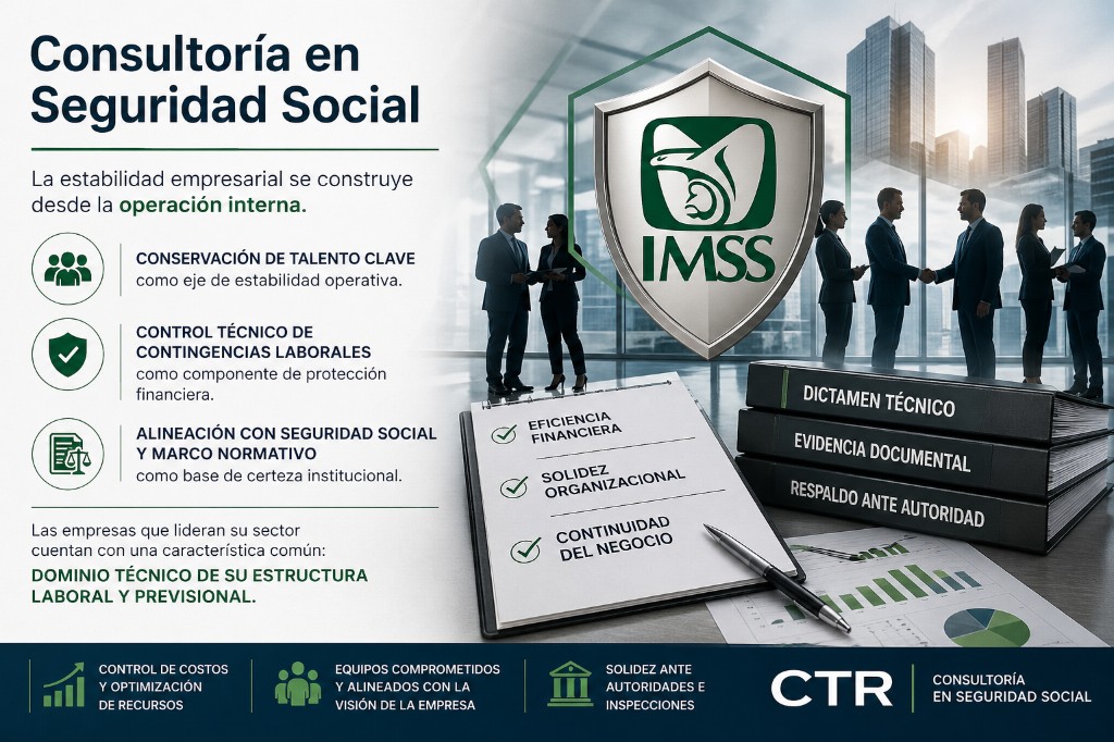 CTR Consultoría en Seguridad Social — Consultoría en seguridad social, continuidad operativa y alineación con el IMSS. Protocolo PACEL.